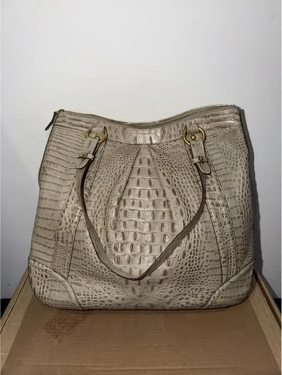 Brahmin Belinda Handbag Beige/Taupe - Picture 4 of 9